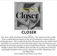 the cover of the book closer