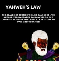 yaweh's law the scales of justice will be balanced we are authorized masters to